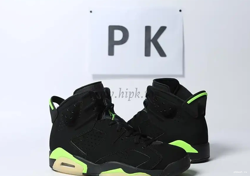 READY Electric PK Green Retro Jordan SHIP MATERIALS TO GOD RETAIL 6 0523